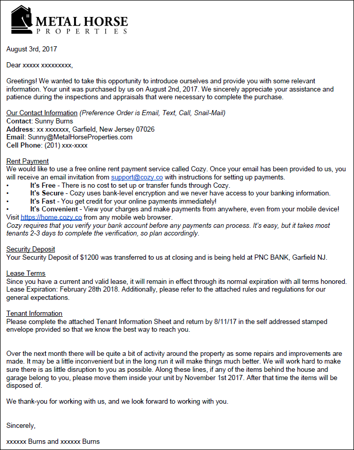 New Landlord Introduction Letter To Tenant from www.famvestor.com