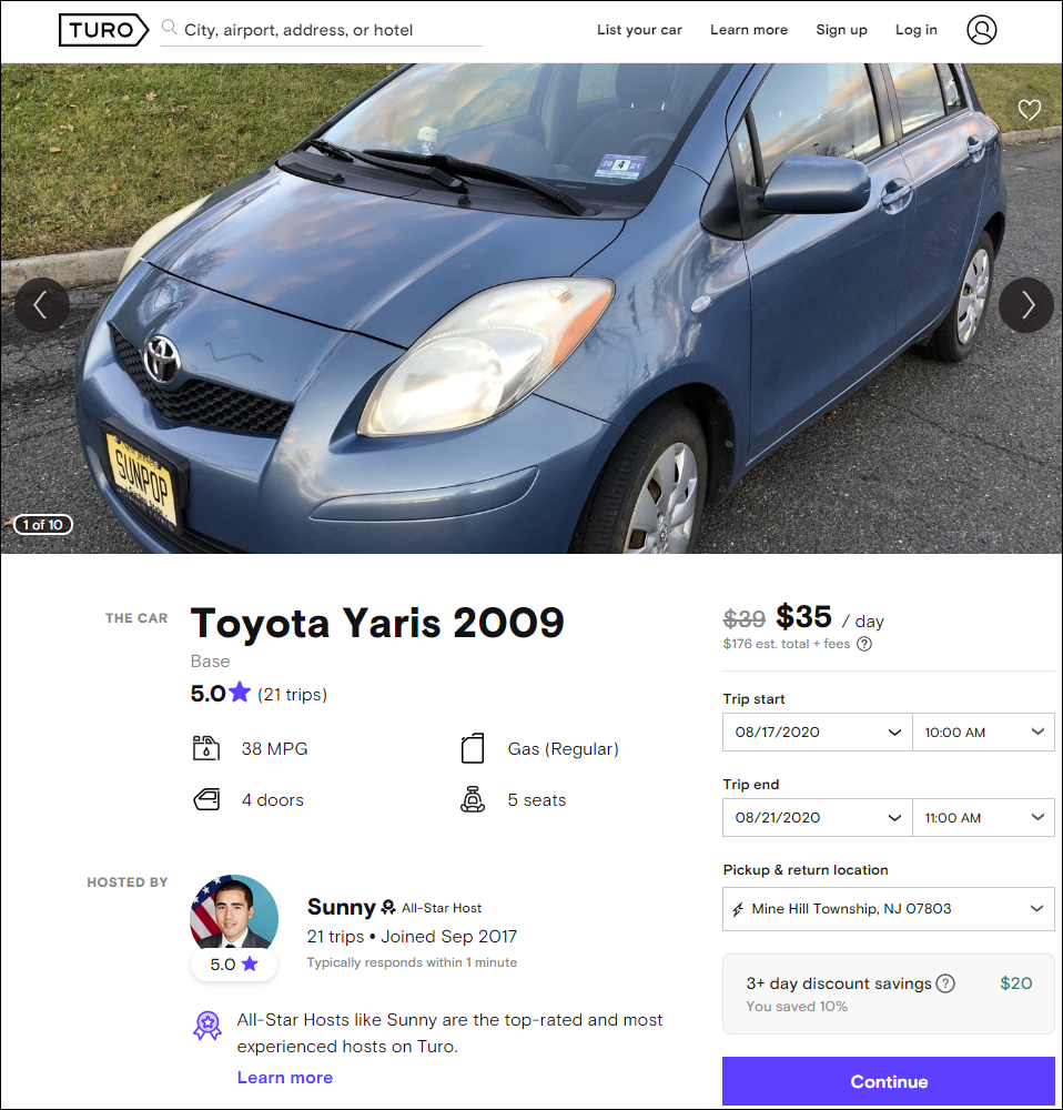 How to Rent your Car on TURO